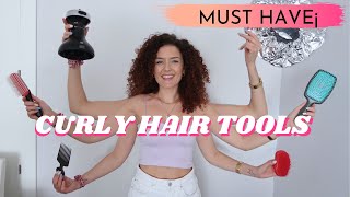 RIZOS: TODOS LOS ACCESORIOS QUE NECESITAS O NO.../ CURLY HAIR TOOLS EVERY CURLY GIRL NEEDS
