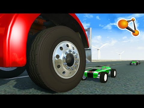 Real Cars vs RC Toy Сars crashes #1 (R/C Cars Crashes) - BeamNG drive
