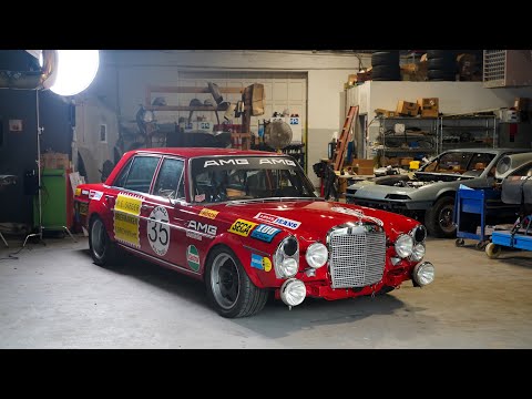 Legendary Mercedes Benz 300 SEL 6.8 AMG "Red Pig" tribute car.
