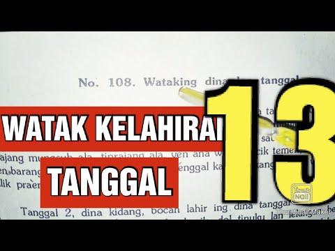 WATAK KELAHIRAN TANGGAL TIGA BELAS #13