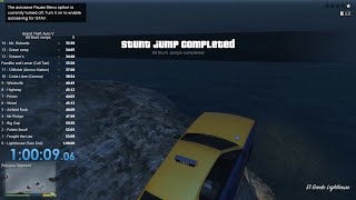 First attempt on GTA 5 Stunt Jumps