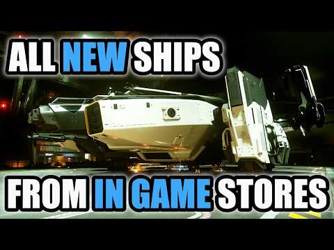 ALL NEW SHIPS FROM IN GAME STORES - Star Citizen 4.4 PTU