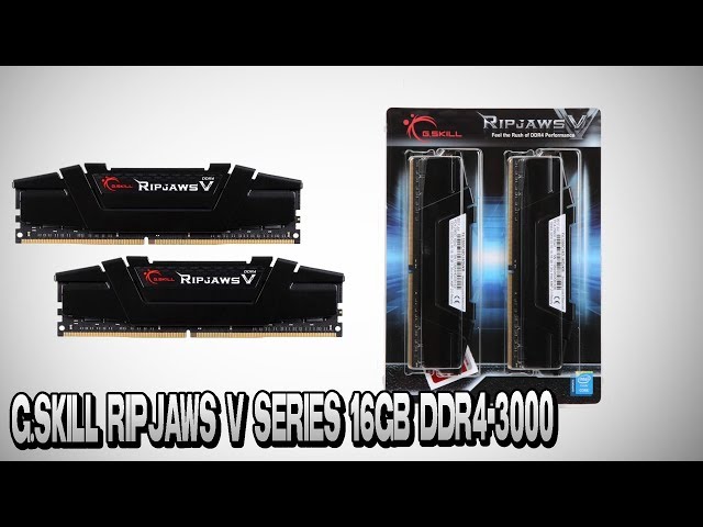 Vídeo relacionado con G.Skill Ripjaws V - Memoria RAM DDR4 K2 32GVKC 3600 (2 x 16 GB) C16, F4-3600C16D-32GVKC