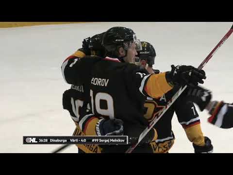 Optibet hokeja līga: HK Dinaburga - HK Prizma/IHS. Spēles labākie momenti (13.02.2021)