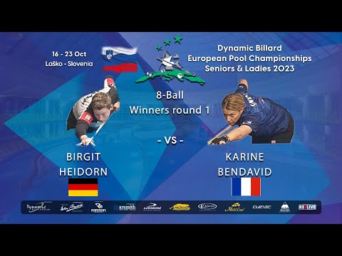 Table 4 Day 5: 8-ball at the Dynamic Billard European Championships seniors & Ladies 2023