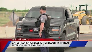 Gates reopen at Peterson SFB after security incident
