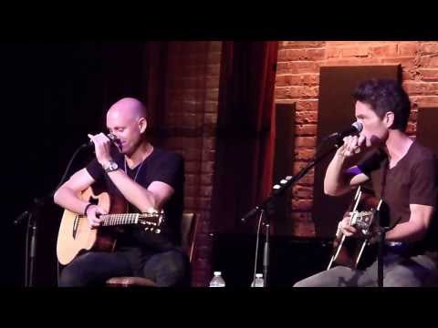 Richard Marx and Matt Scannell 09/08/13 Evanston IL: One of many humorous moments during the concert