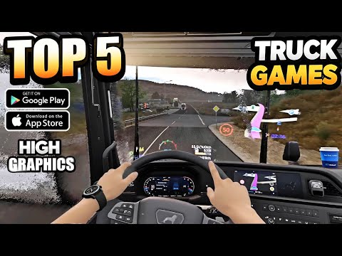 🔥TOP 5 BEST REALISTIC - High GRAPHICS Truck Simulator GAMES FOR ANDROID & iOS 2026
