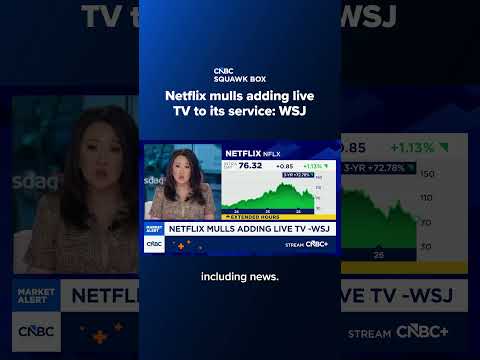 Netflix mulls adding live TV to its service: WSJ