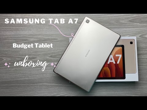 Samsung Galaxy Tab A7  ✨ Unboxing and Impressions
