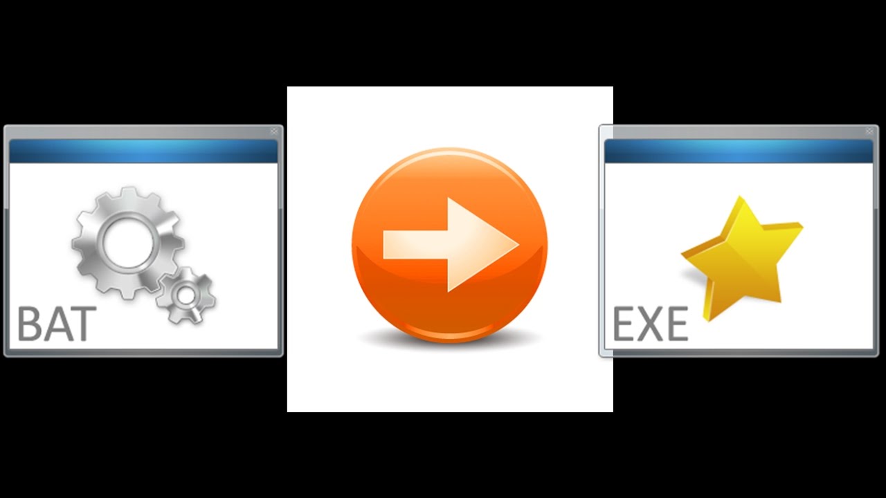 How to convert a batch file (.bat) to a (.exe) executable file