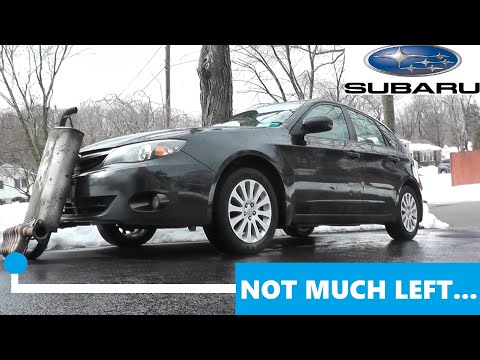 The Exhaust On My Subaru FELL Off | Subaru Cat-back Exhaust Replacement