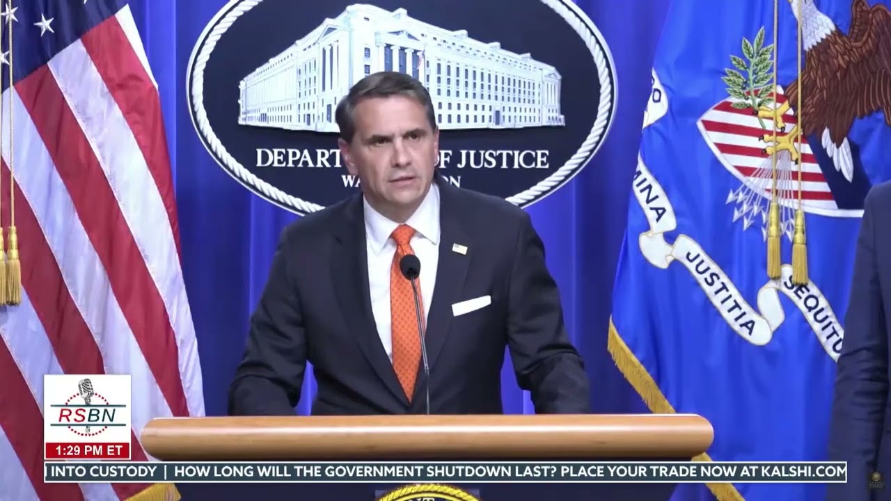 FULL SPEECH: Acting AG Todd Blanche Holds Press Briefing on Fraud Crackdown - 04/07/26