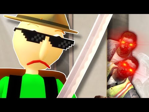 Baldi's Basics in Zombie Survival! - Garry's Mod Gameplay