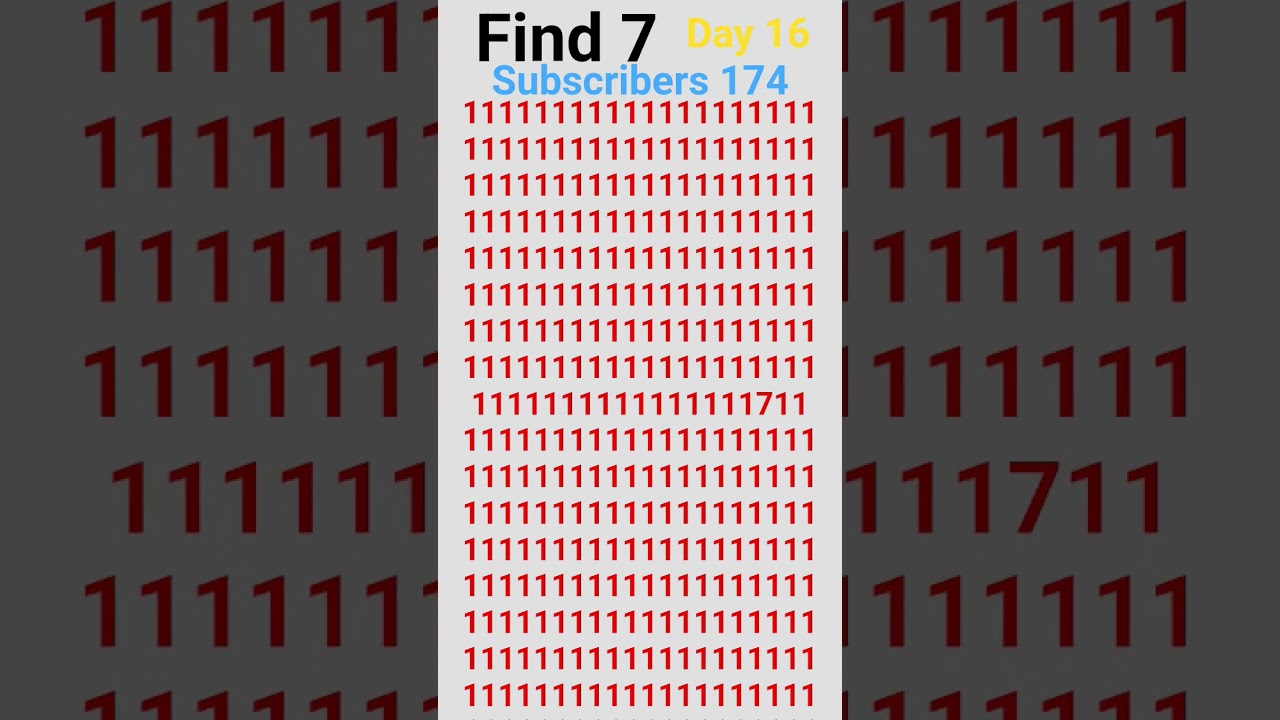 #find 7 #shortvideo #25/04/2026