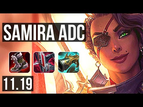 SAMIRA & Seraphine vs VAYNE & Lulu (ADC) | Penta, Legendary, 300+ games | NA Diamond | v11.19