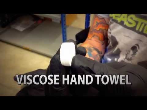 how to use a Viscose hand towel