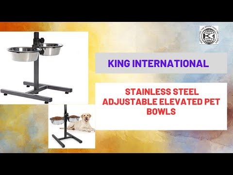 Adjustable Double Stand Bowl Dog Bowl