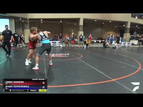 170 Lbs Champ. Round 1 - James VanHorn, OK Vs Ryder Zdanczewicz, WI 96c7