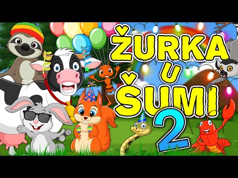 Žurka u šumi 2 💚 Cela šuma grmi 💛 Pesma o životinjama ❤️️ Pesmica za decu 💜 Animal song 💚 Životinje