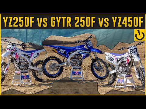 Yamaha YZ250F VS GYTR YZ250F VS YZ450F | Comparison