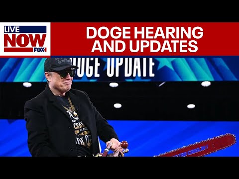 Video | LIVE: DOGE Hearing on Elon Musk's role in White House with President Trump and USAID