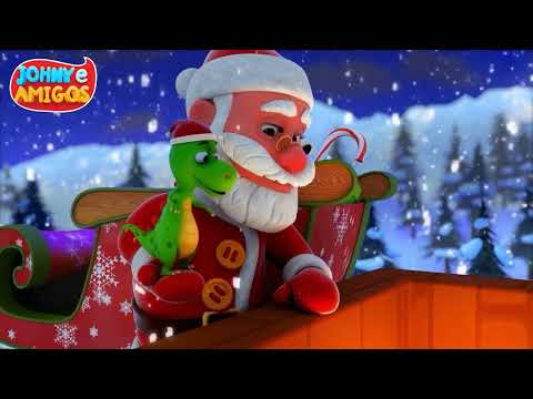 🎅Anoiteceu - Papai Noel - e mais Canções de Natal para crianças com Johny e Amigos