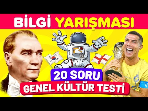 BİLGİ YARIŞINA VAR MISIN? 🤔 🧠 : Genel Kültür Bilgi Yarışması ile Rakiplerinize Meydan Okuyun! 🏆