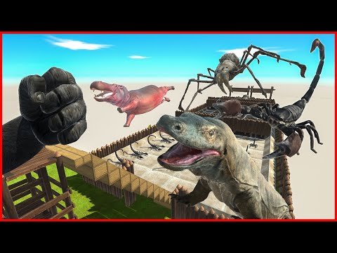 GORILLA PUNCH INTO POISONOUS UNITS | ARBS - Animal Revolt Battle Simulator