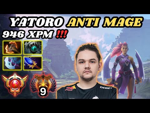 🔥 YATORO Anti Mage Carry Highlights Grandmaster Tier 🔥 900+ XPM YATOROGOD - Dota 2