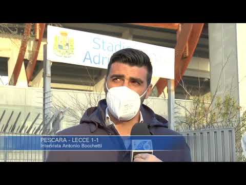 Pescara - Lecce 1-1: Antonio Bocchetti