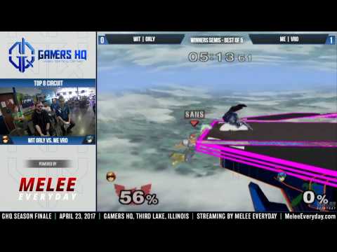 GHQ Spring Finale 2017 - ME | Vro (Marth) vs. WIT | ORLY (Falcon) - SSBM - Winners Semis