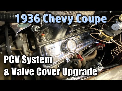PCV System Install On My 1936 Chevy Coupe SBC 350 And Preventing A Possible Engine Fire