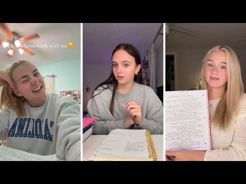 Do My Homework With Me | TikTok Compilation