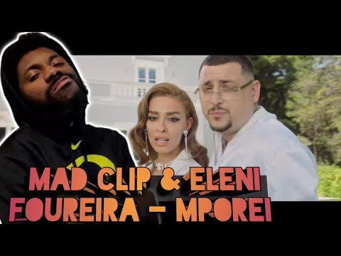 AMERICAN REATING TO Mad Clip & Eleni Foureira - Mporei  Official Music Video REACTION VIDEO