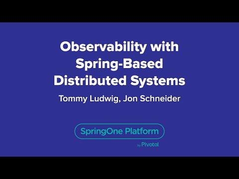 Observability with Spring-Based Distributed Systems