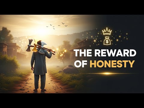 The Reward of Honesty | Urdu Moral Story | لکڑہارے کی ایمانداری