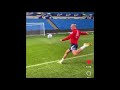 Erling Haaland Volley Technique is TOO FAST for Slow Motion