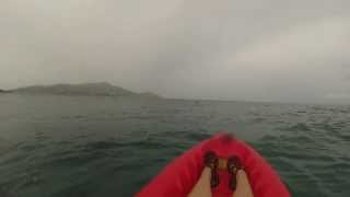 Rainy morning kayak from Judith's Fancy to Salt River Bay