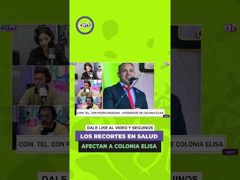 LOS RECORTES EN SALUD AFECTAN A COLONIA ELISA