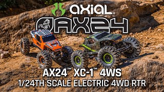 Axial AX24 XC-1 1:24 4WS RTR oranžový