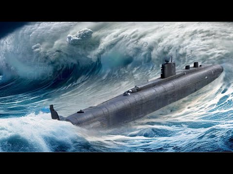 Por qué las OLAS MONSTRUO no HUNDEN los Submarinos Estadounidenses Durante las Fuertes Tormentas