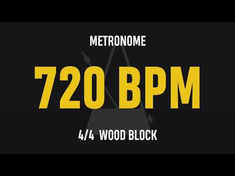 720 BPM 4/4 - Best Metronome (Sound : Wood block)