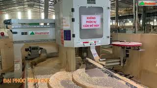 MÁY CNC 5 TRỤC GIA CÔNG ĐẦU GIƯỜNG WOODMASTER THAY DAO TỰ ĐỘNG