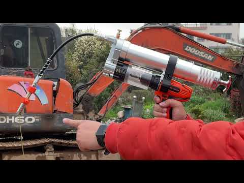 smart tools-Transform Your Drill into an Electric Grease Gun cordless adapter