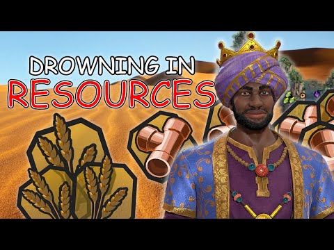 An absolutely GOATed start location - Civ 6 Sundiata Mali