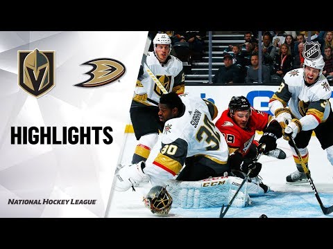 NHL Highlights | Golden Knights @ Ducks 12/27/19