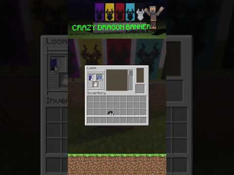Dragon Banner in minecraft! #shorts