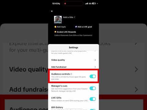 How to Turn OFF Audience Control on TikTok LIVE