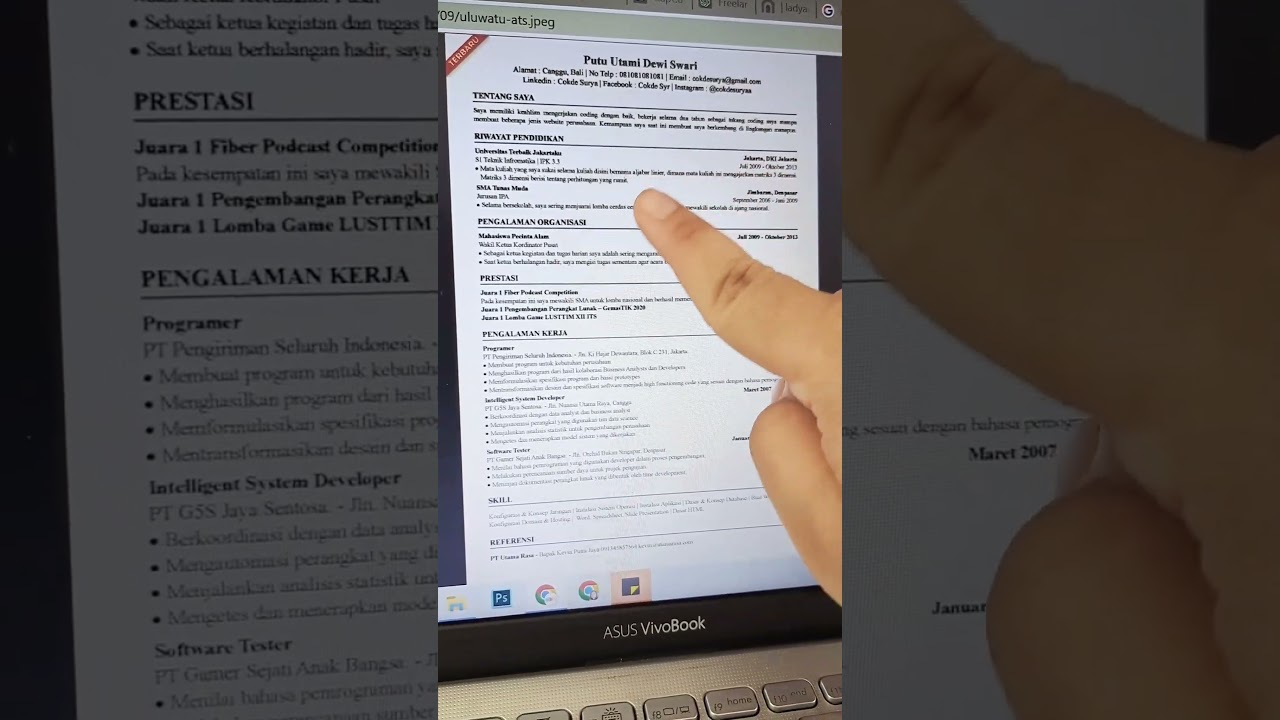 Canva ada template CV ATS Friendly⁉️